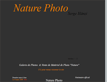 Tablet Screenshot of nature-photo.ch